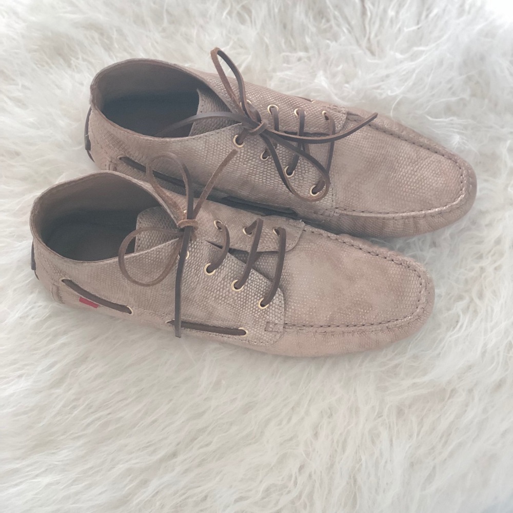 Leather Driving Booties. New. By Marc Joseph NY